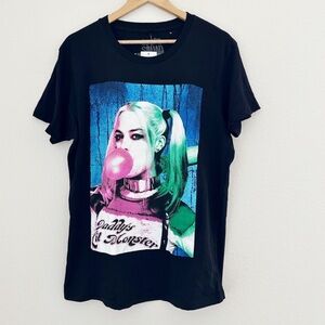 Harley Quinn Bubble Gum Graphic T-Shirt